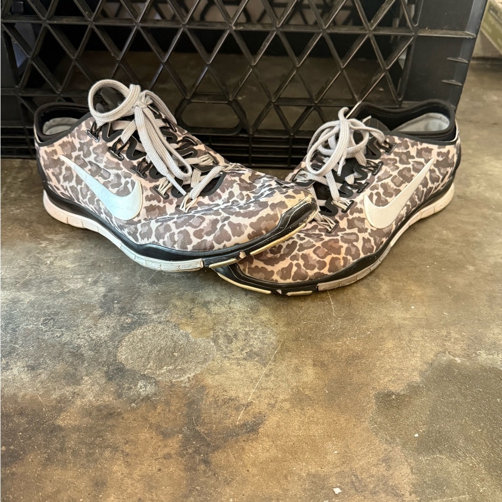 Nike White and Gray Athletic Shoes